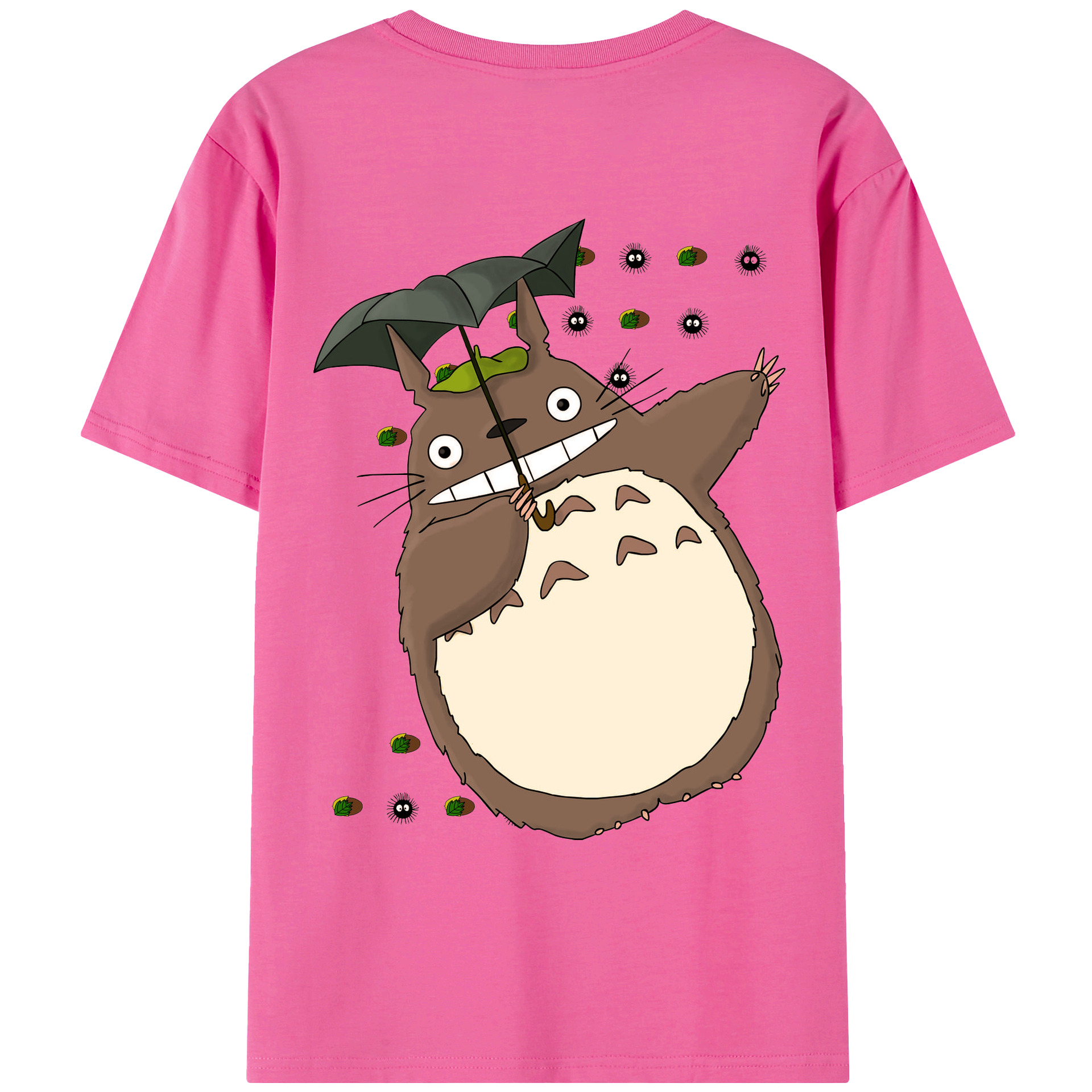 （画像用） となりのトトロ 草壁メイ 草壁サツキ My Neighbor Totoro Satsuki Kusakabe Mei Kusakabe レディース半袖Tシャツ(バックプリント)